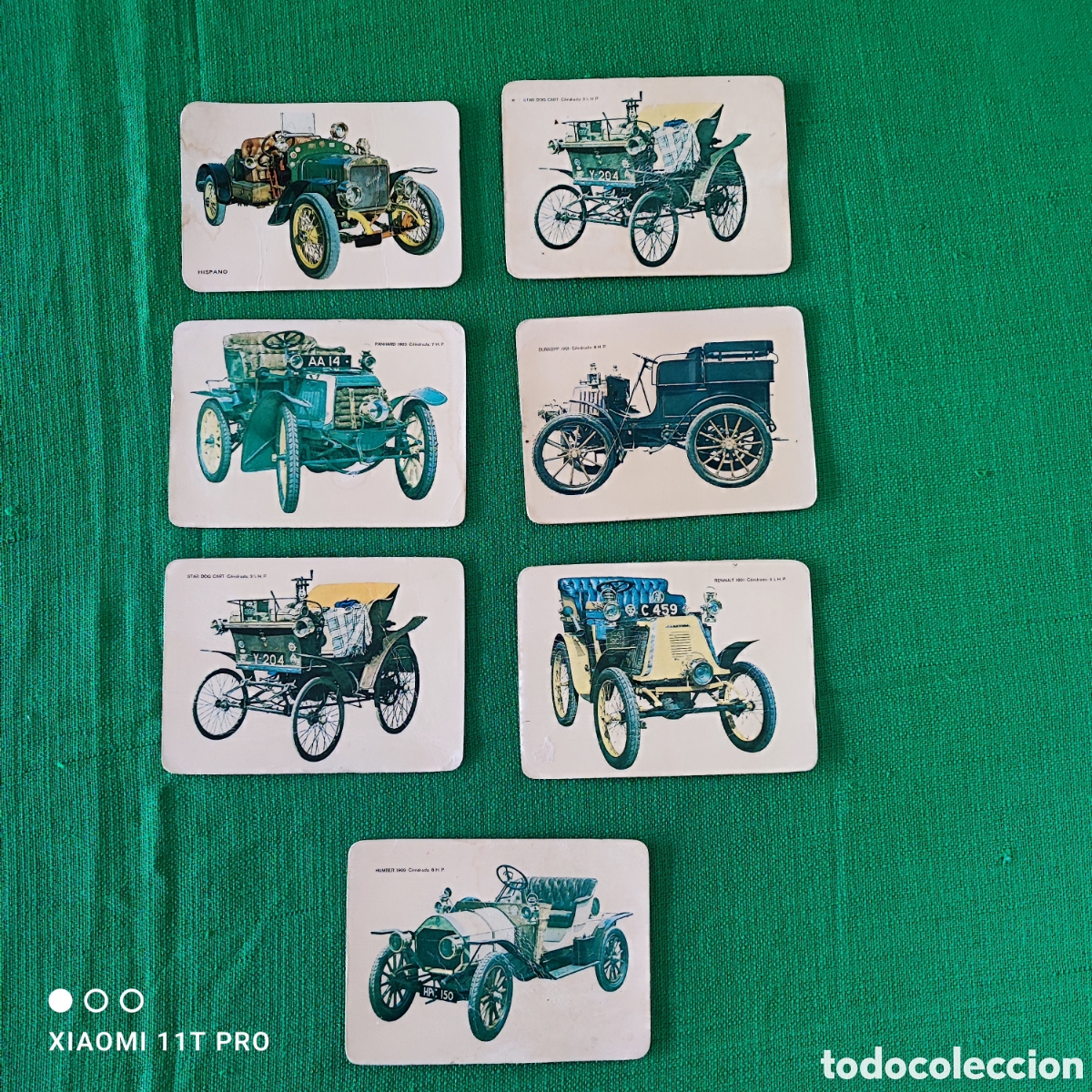 Coleccionismo calendarios: Lote calendarios de bolsillo coches antiguos.