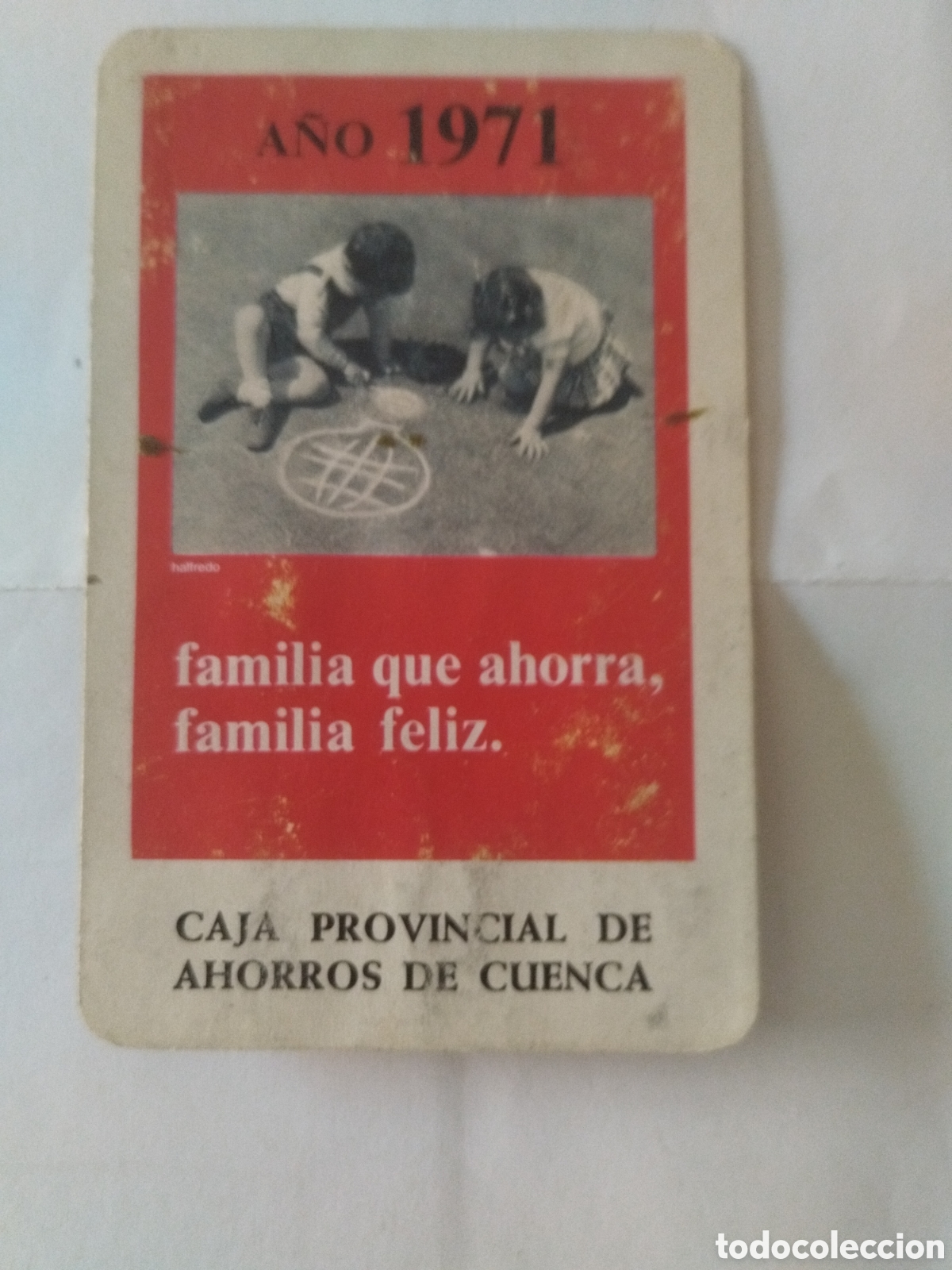 Collectables Calendars: Calendario fournier caja provincial de cuenca a&ntilde;o 1971