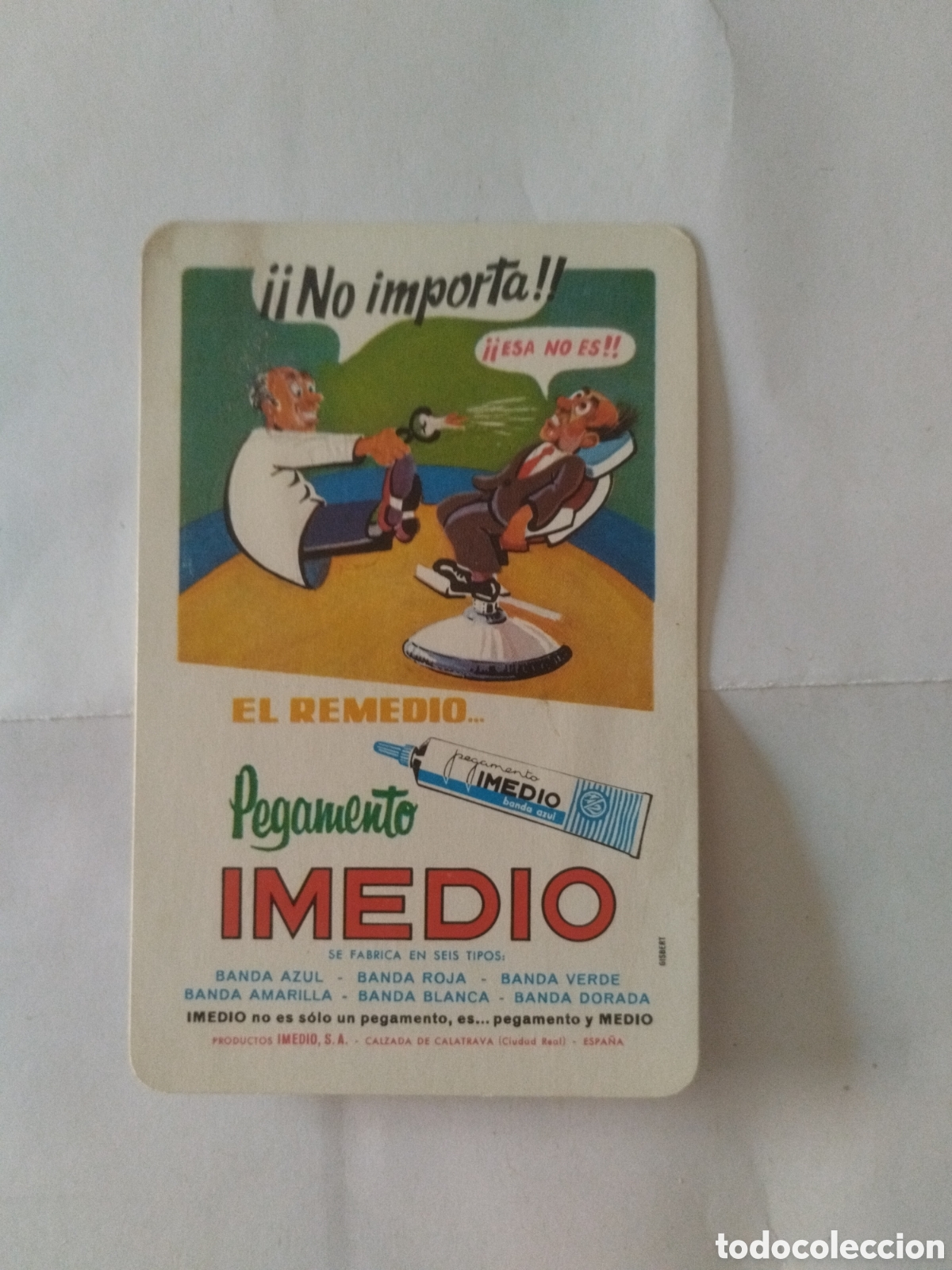 Collectables Calendars: Calendario pegamento imedio a&ntilde;o 1977