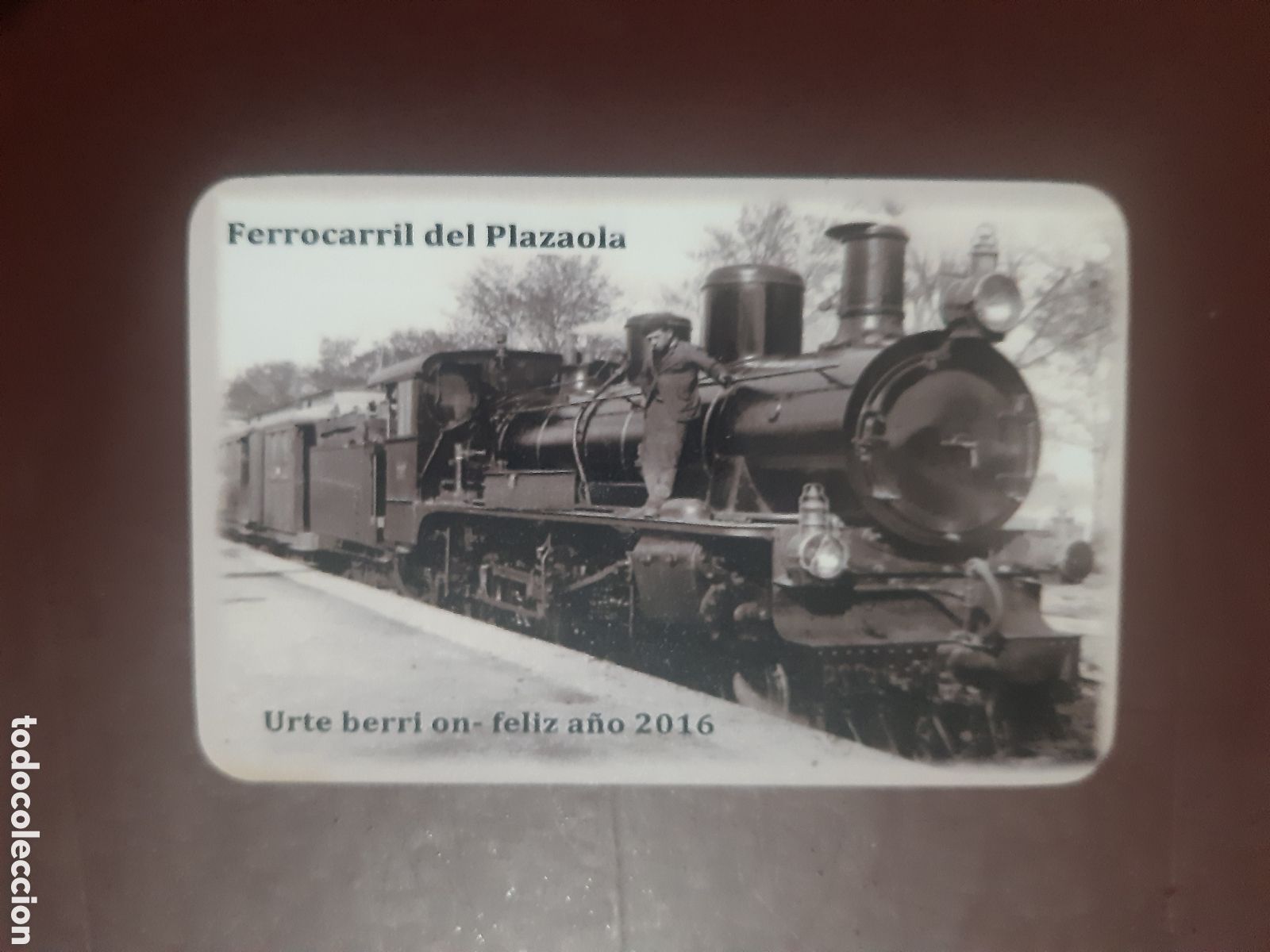 Coleccionismo calendarios: Calendario ferrocarril