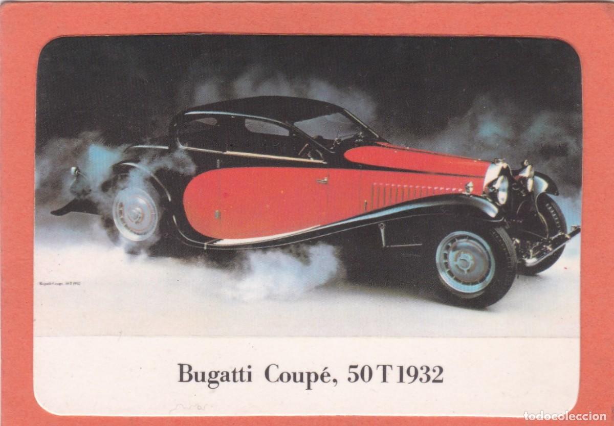 Coleccionismo calendarios: CALENDARIO PORTUGAL 1987 - COCHE ANTIGUO - BUGATTI COUP&Eacute; 50 T 1932