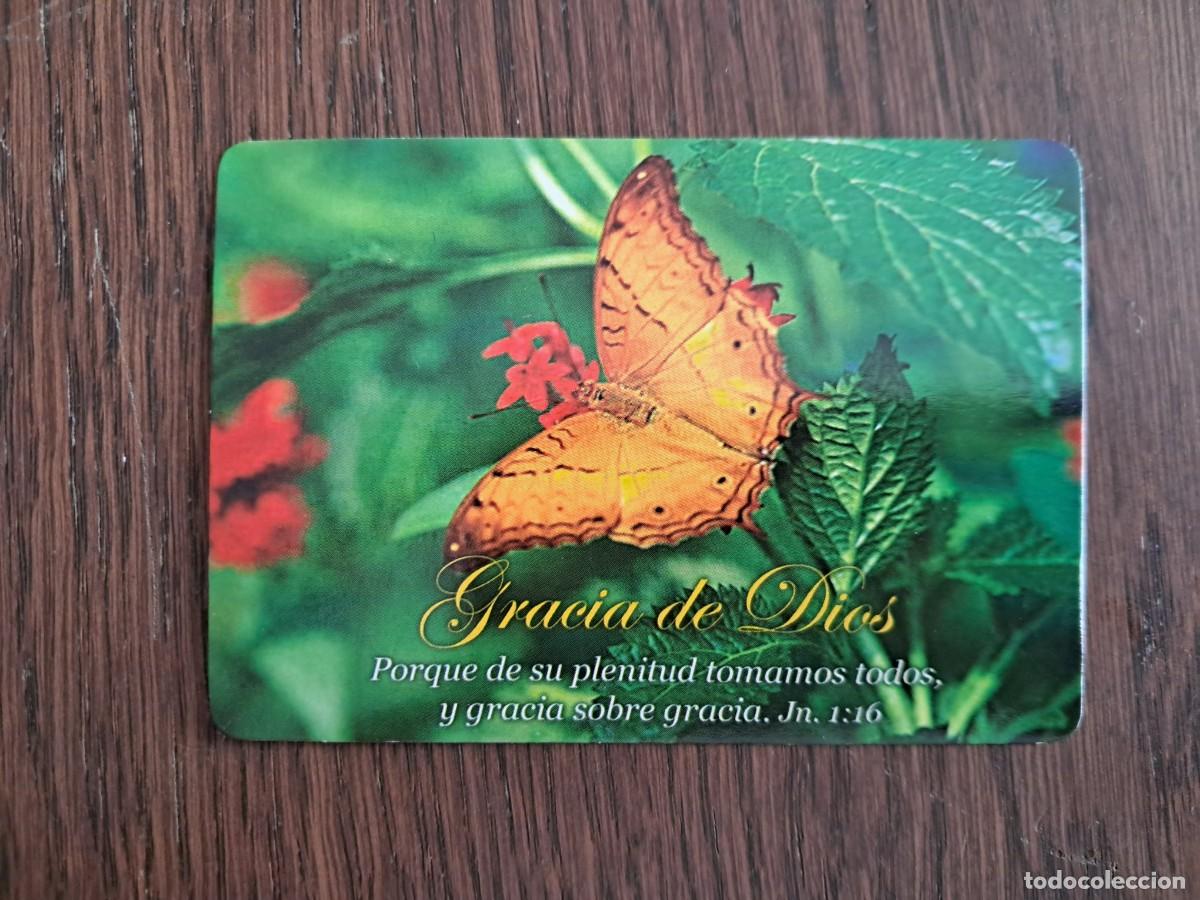 Coleccionismo calendarios: calendario de publicidad de Per&uacute;, mariposa, gracia de Dios, con frase, a&ntilde;o 2006