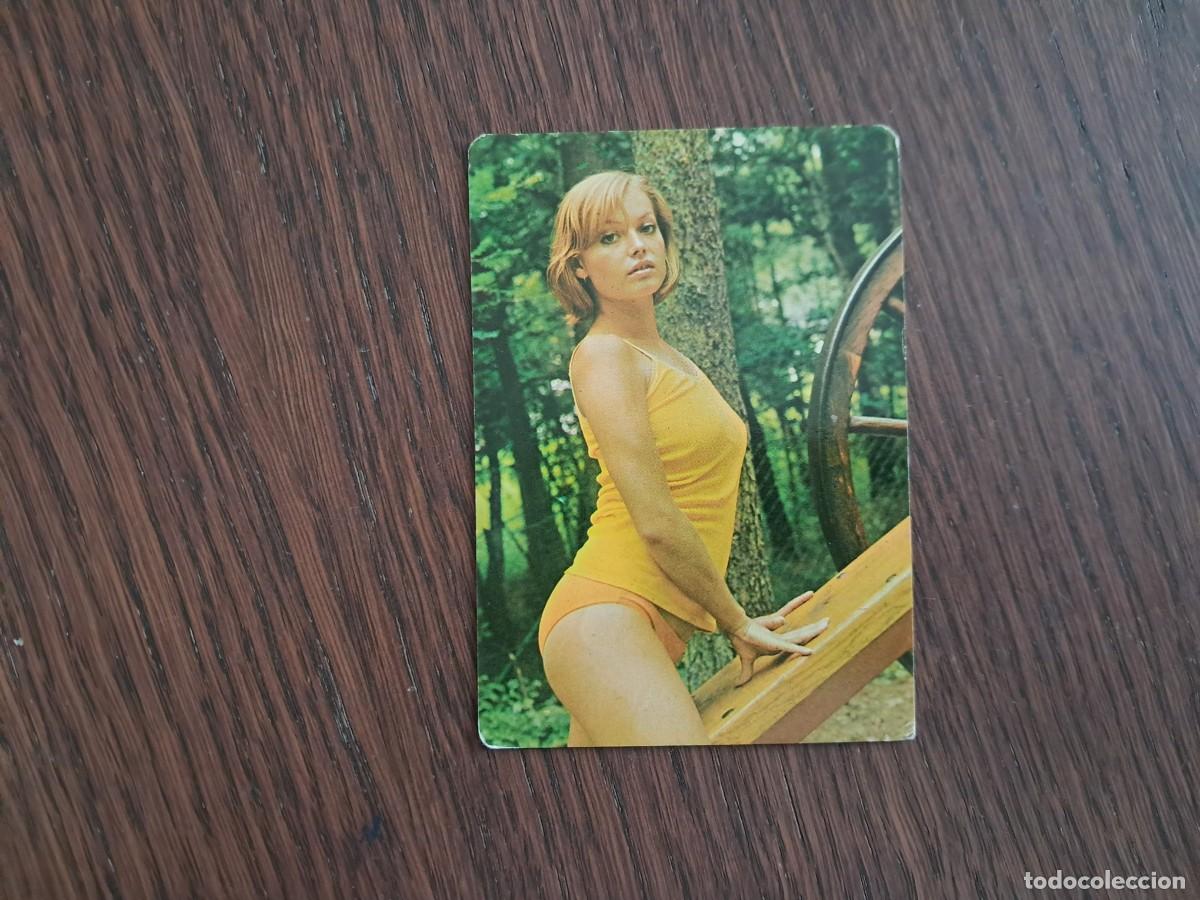 Sammeln von Kalendern: calendario de serie, chica, con publicidad Ricoh, su reloj japon&eacute;s. a&ntilde;o 1975.