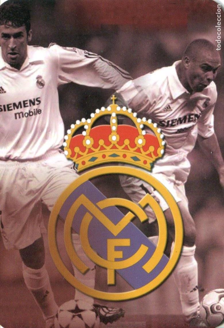 Coleccionismo calendarios: CALENDARIO BOLSILLO FUTBOL REAL MADRID 2007 (RAUL - RONALDO / PUBLICIDAD BAEZA)