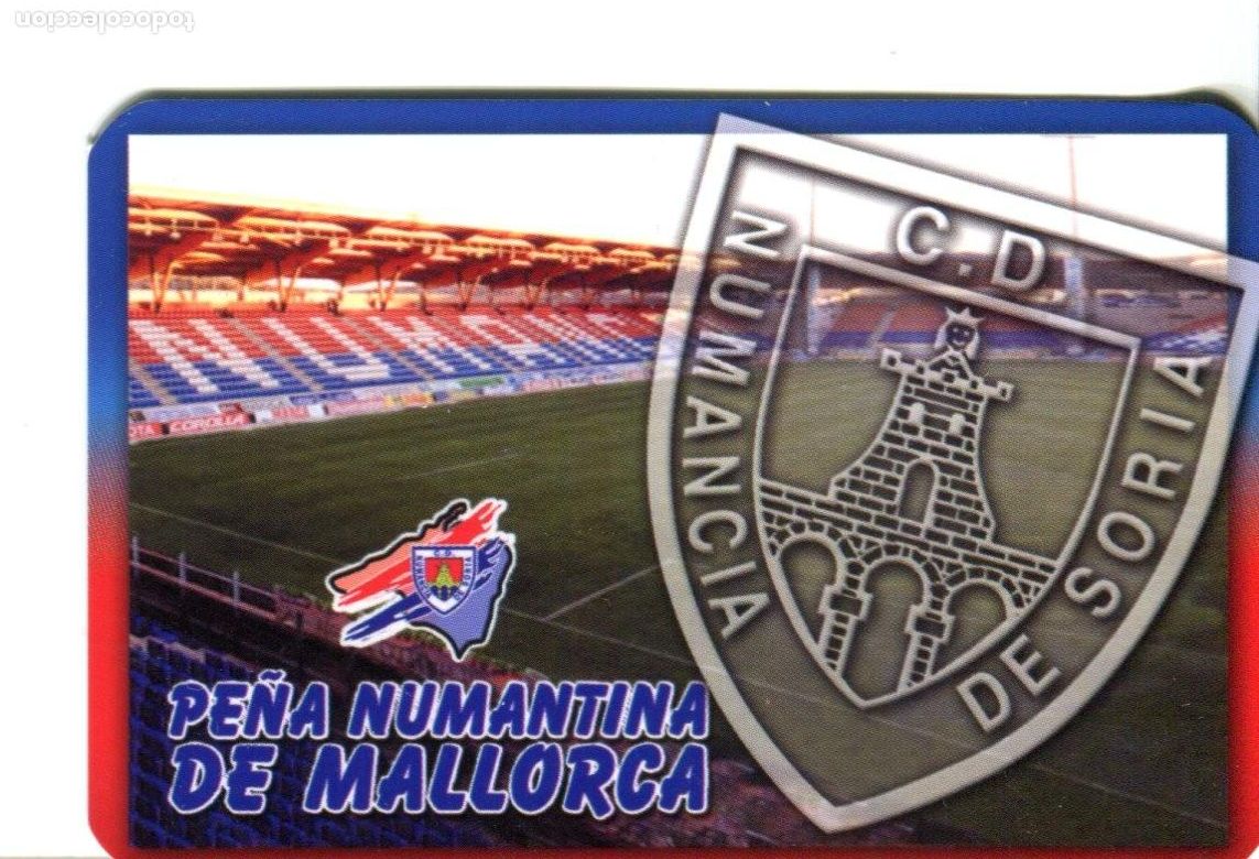 Colecionismo Calend&aacute;rios: CALENDARIO BOLSILLO FUTBOL C.D. NUMANCIA A&ntilde;o 2012 (PE&Ntilde;A DE MALLORCA)