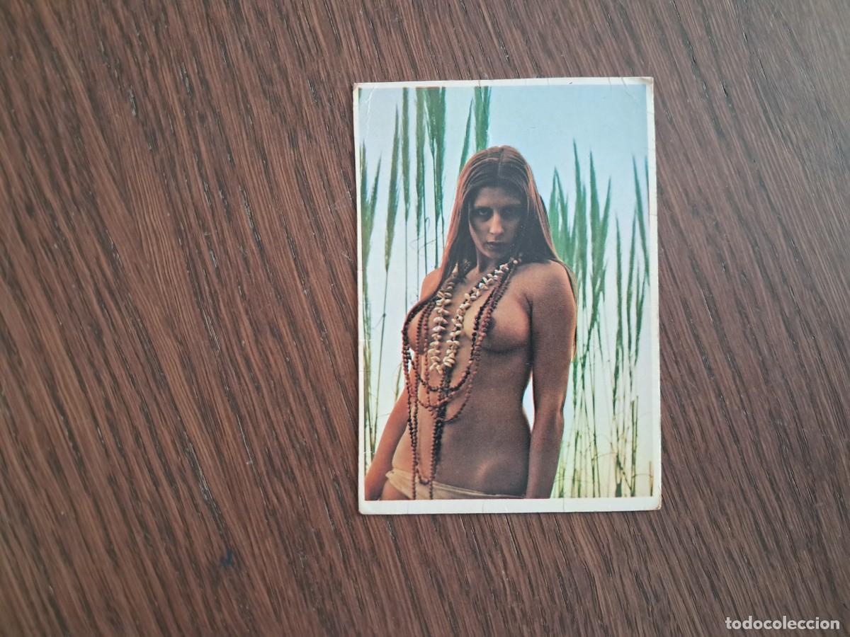 Coleccionismo calendarios: calendario de serie DLB 42.077, chica, serie playa n&ordm; 3, a&ntilde;o 1977.