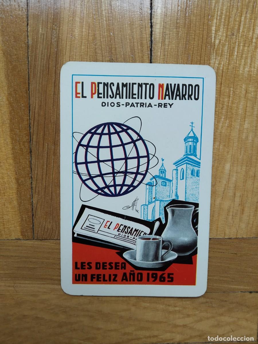 Colecionismo Calend&aacute;rios: CALENDARIO FOURNIER EL PENSAMIENTO NAVARRO A&Ntilde;O 1965 VER FOTOS