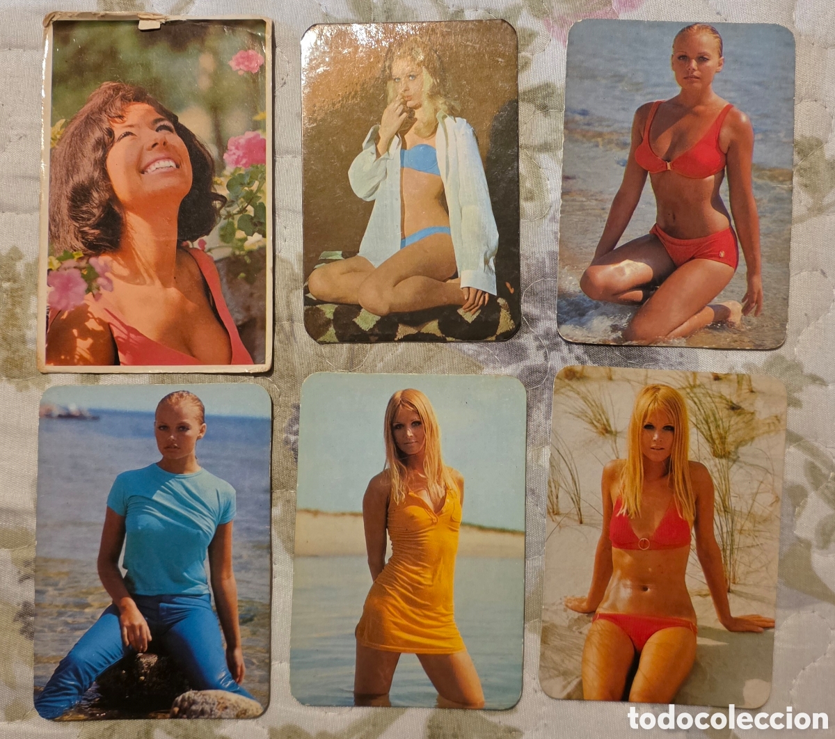 Coleccionismo calendarios: Calendarios chicas vintage