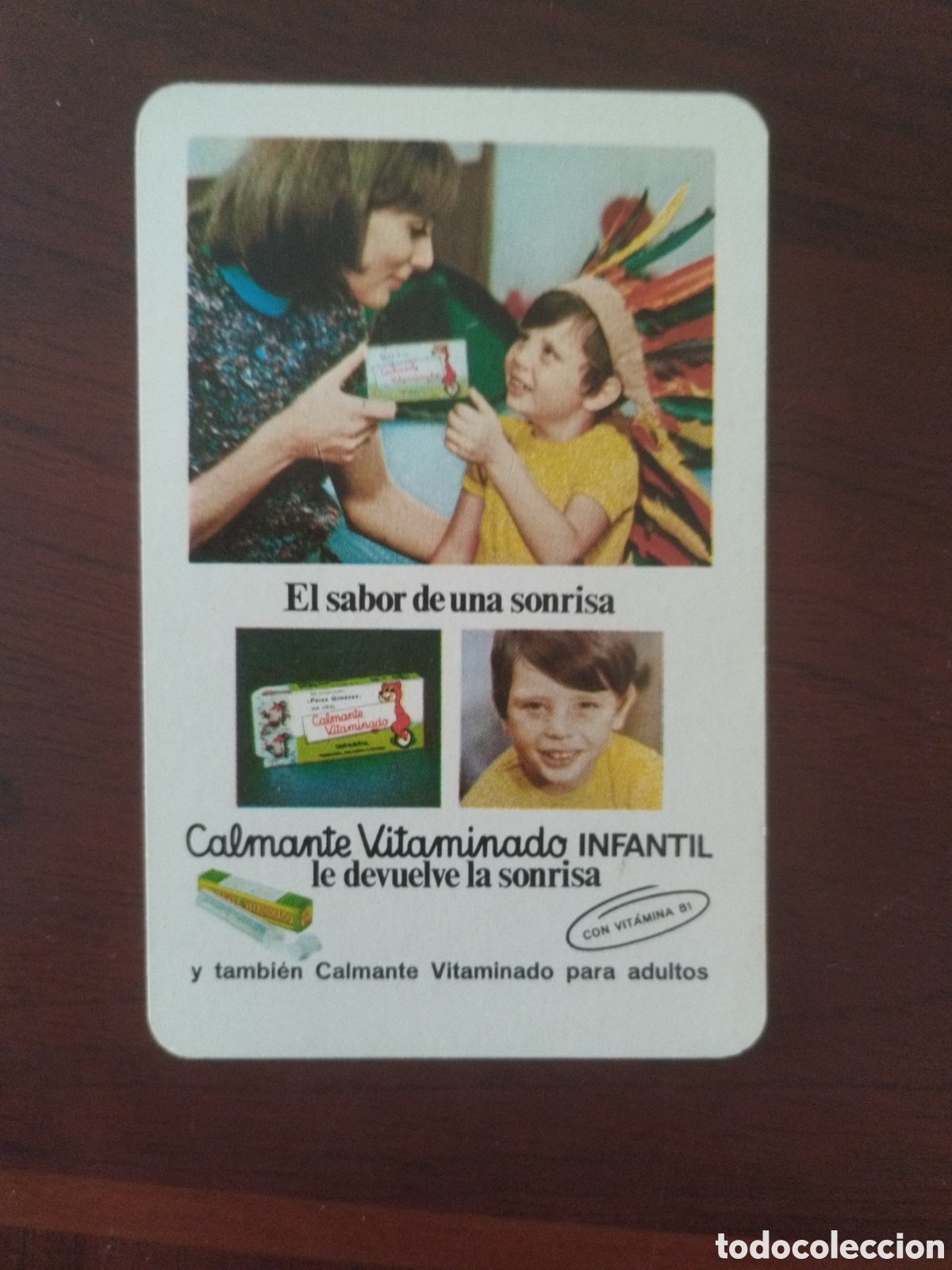 Colecionismo Calend&aacute;rios: Calendario fournier calmante vitaminado a&ntilde;o 1970