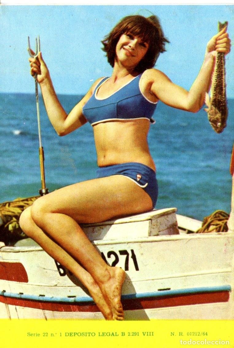Sammeln von Kalendern: Calendario bolsillo - A&Ntilde;O 1967 - CHICA MUJER SERIE Destilerias Nicolas FALD&Oacute;N AMARILLO