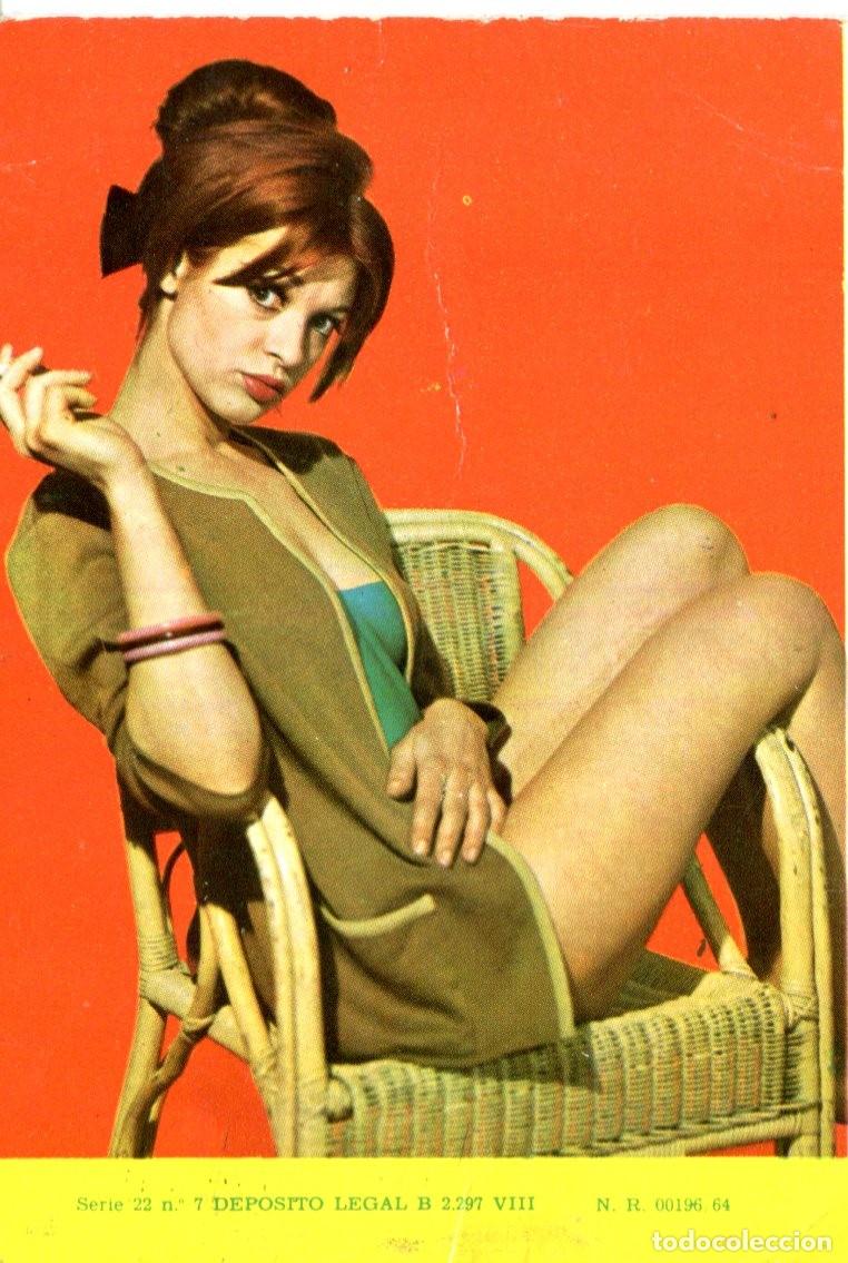 Sammeln von Kalendern: Calendario bolsillo - A&Ntilde;O 1967 - CHICA MUJER SERIE Destilerias Nicolas FALD&Oacute;N AMARILLO