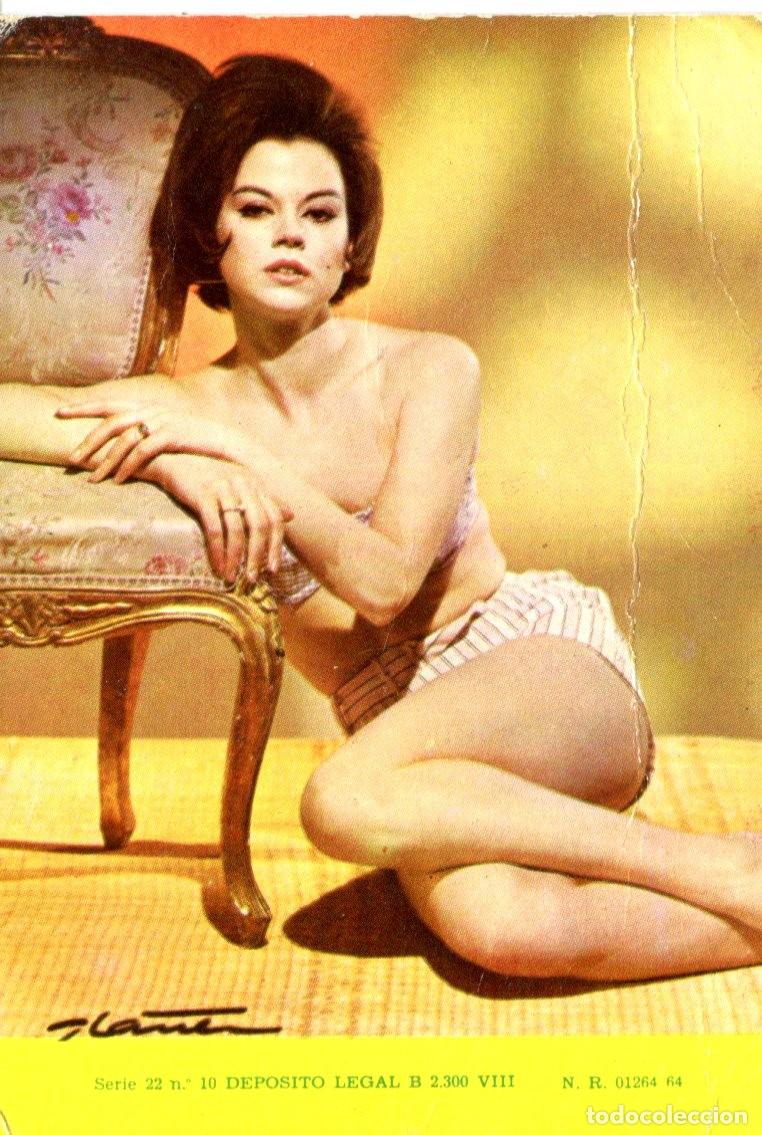 Sammeln von Kalendern: Calendario bolsillo - A&Ntilde;O 1967 - CHICA MUJER SERIE Destilerias Nicolas FALD&Oacute;N AMARILLO