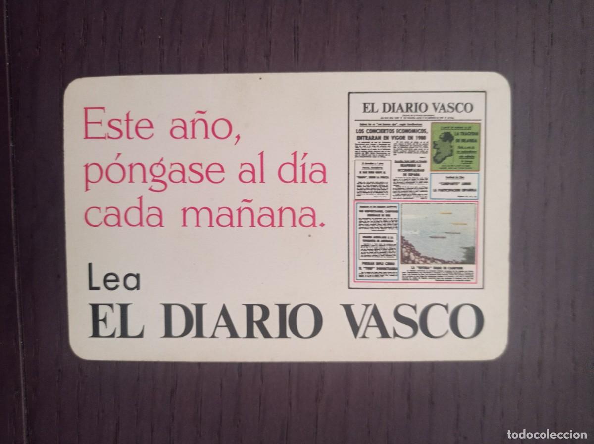Collezionismo Calendari: CALENDARIO FOURNIER. EL DIARIO VASCO. A&Ntilde;O 1980