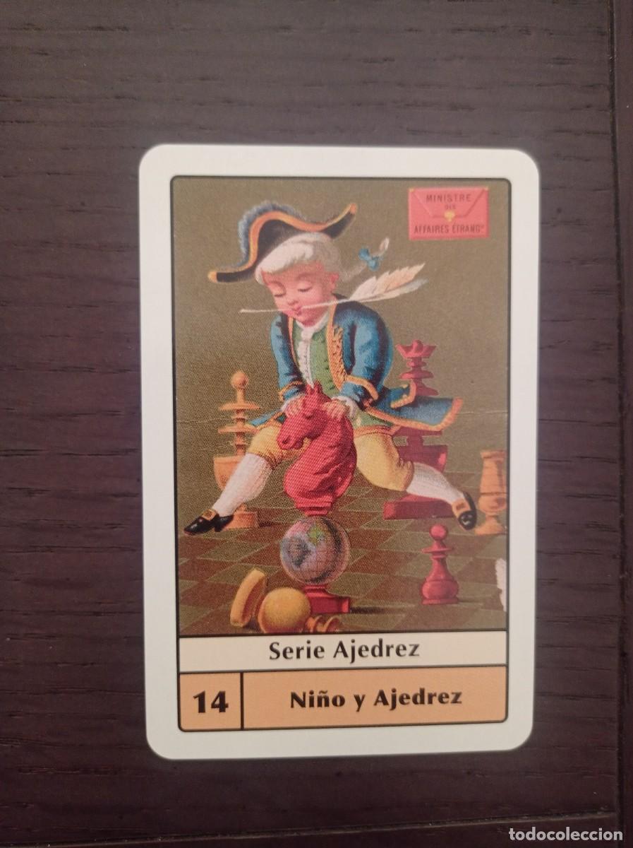 Sammeln von Kalendern: CALENDARIO FOURNIER. SERIE AJEDREZ. N&ordm; 14. NI&Ntilde;O Y AJEDREZ. A&Ntilde;O 2010