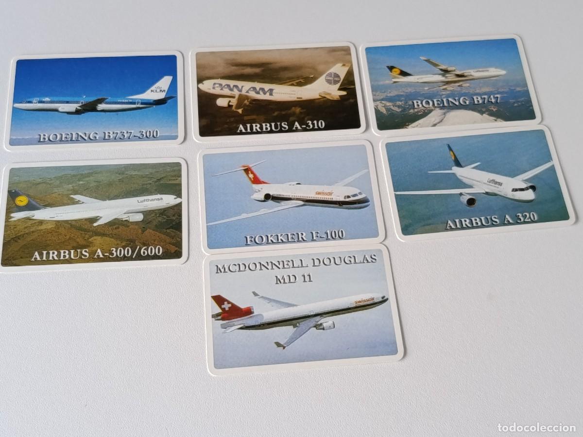 Collezionismo Calendari: 7 CALENDARIOS BOLSILLO O ALMANAQUE AVIONES