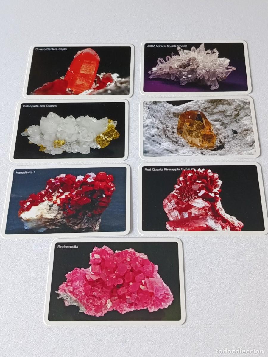 Colecionismo Calend&aacute;rios: 7 CALENDARIOS BOLSILLO O ALMANAQUE MINERALES