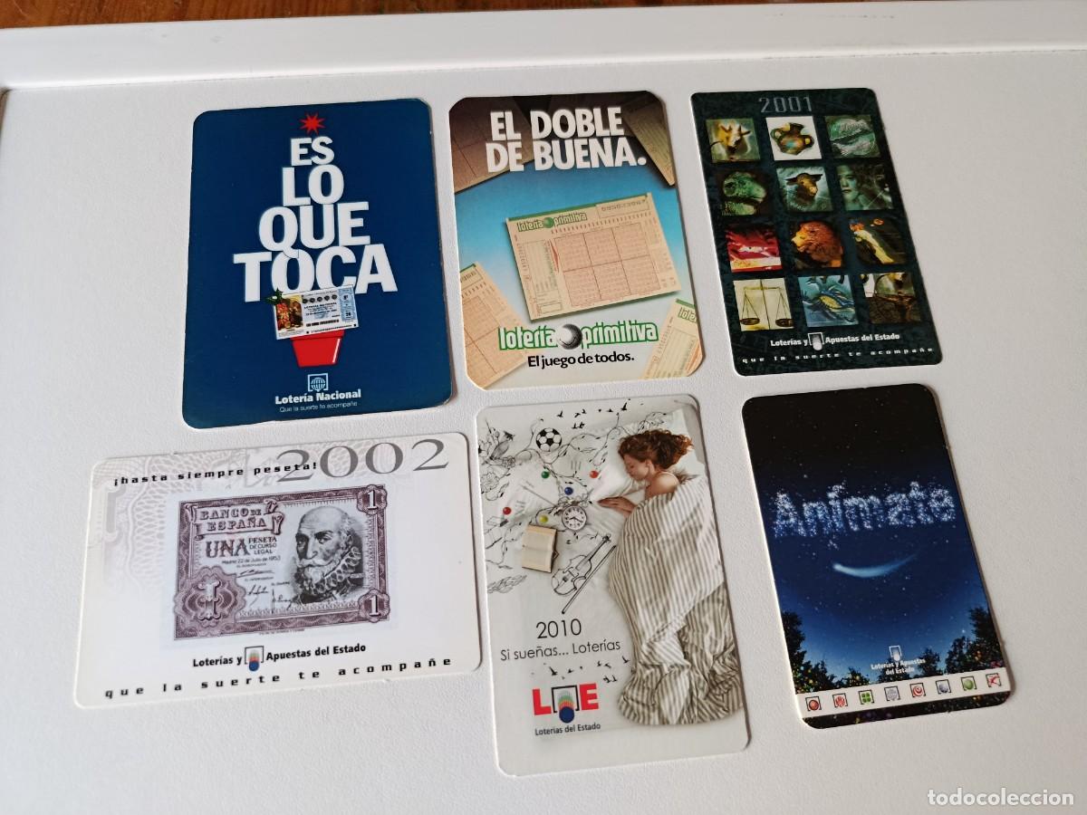 Collezionismo Calendari: 6 CALENDARIOS BOLSILLO O ALMANAQUE APUESTAS DEL ESTADO LOTERIAS