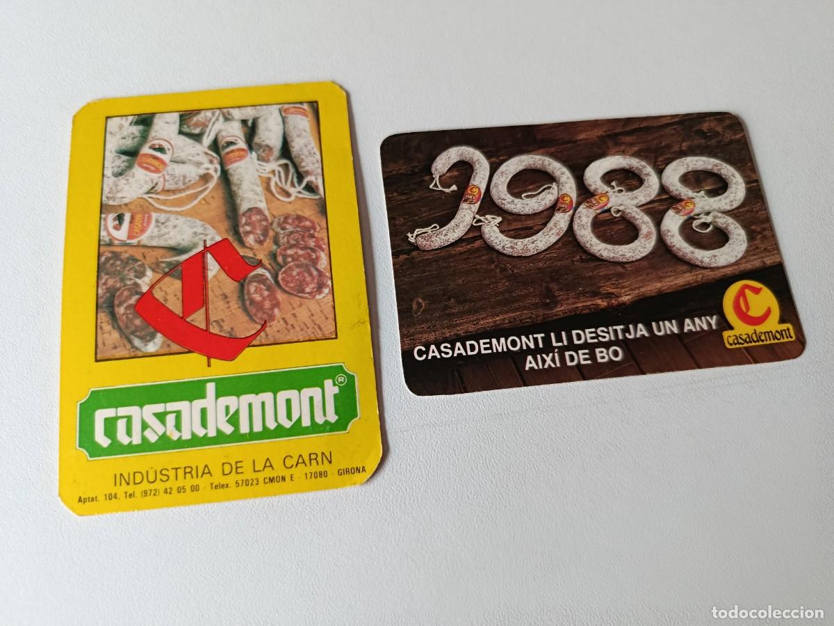 Collectables Calendars: 2 CALENDARIOS BOLSILLO O ALMANAQUES CASA DEMONT