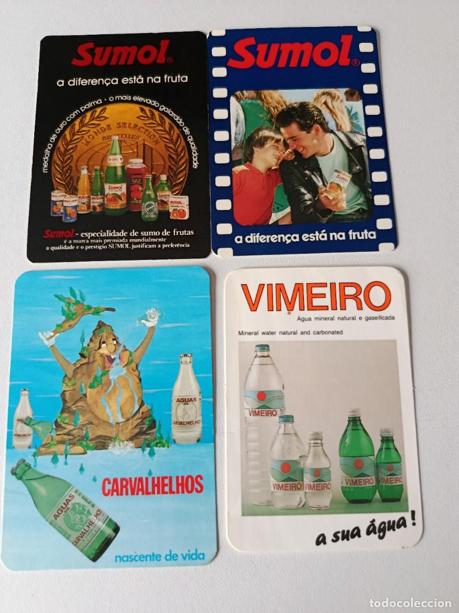 Coleccionismo calendarios: 4 CALENDARIO DE BOLSILLO O ALMANAQUE BEBIDAS