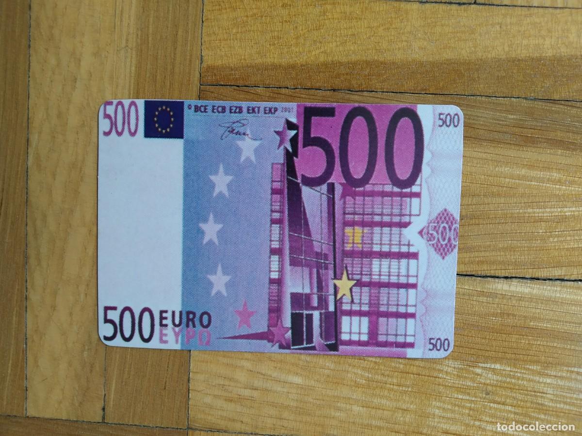 Coleccionismo calendarios: CALENDARIO PUBLICITARIO BILLETES EURO 500 EUROS IMPRENTA EDITOR MADRID A&Ntilde;O 1999 VER FOTOS