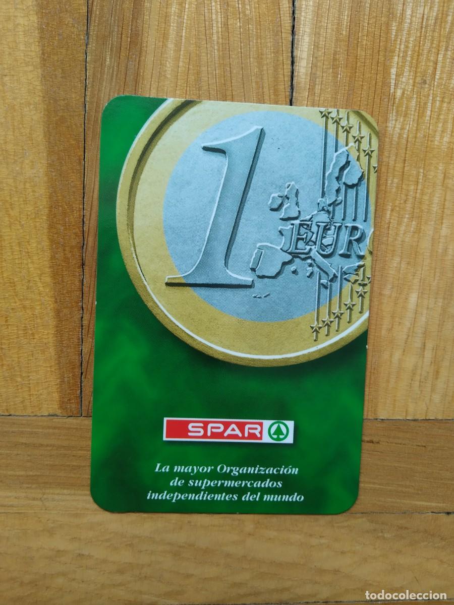 Coleccionismo calendarios: CALENDARIO PUBLICITARIO SUPERMERCADOS SPAR MONEDA EURO A&Ntilde;O 2002 VER FOTOS