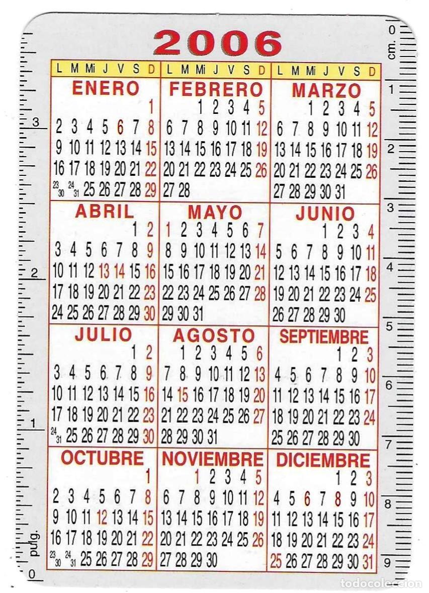 Collectionnisme Calendriers: Calendario a&ntilde;o 2006. Calendario 2006. ref. 11-06egc110