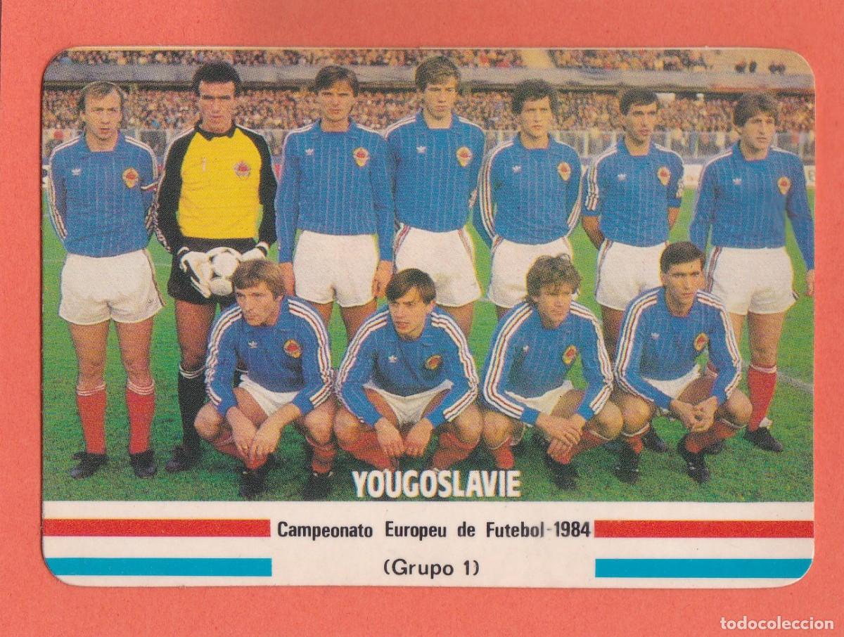 Coleccionismo calendarios: CALENDARIO FUTBOL PORTUGAL 1984 - CAMPEONATO DE EUROPA. YUGOSLAVIA