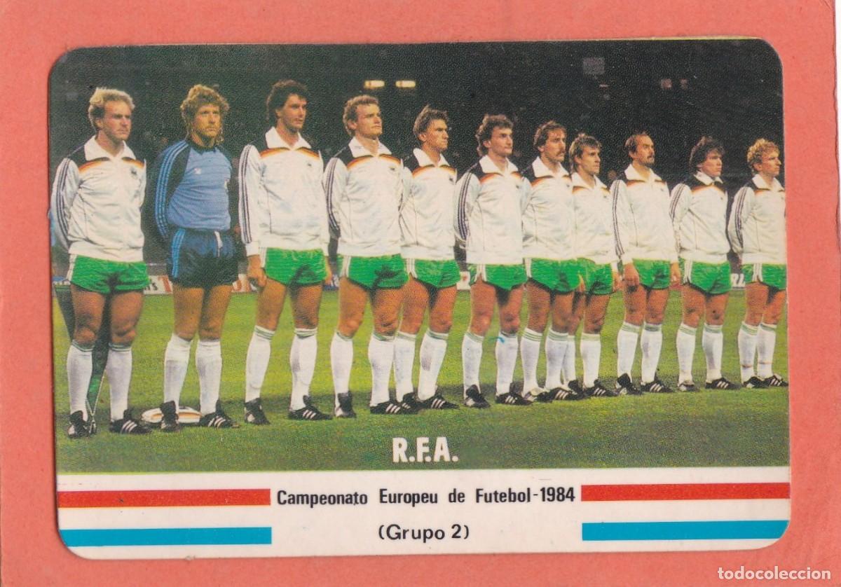 Coleccionismo calendarios: CALENDARIO FUTBOL PORTUGAL 1984 - CAMPEONATO DE EUROPA. R.F.A. REP&Uacute;BLICA FEDERAL ALEMANIA