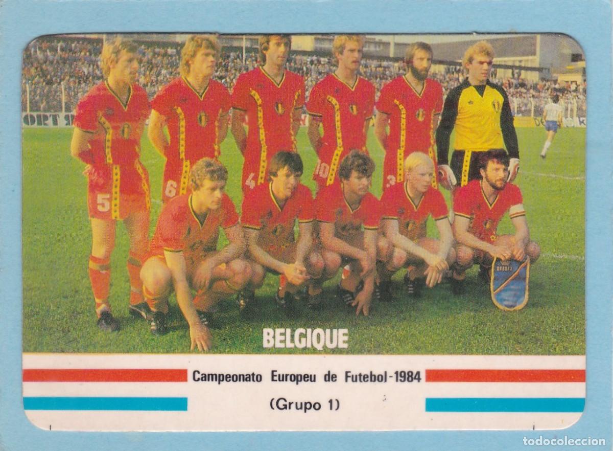 Coleccionismo calendarios: CALENDARIO FUTBOL PORTUGAL 1984 - CAMPEONATO DE EUROPA. BELGICA