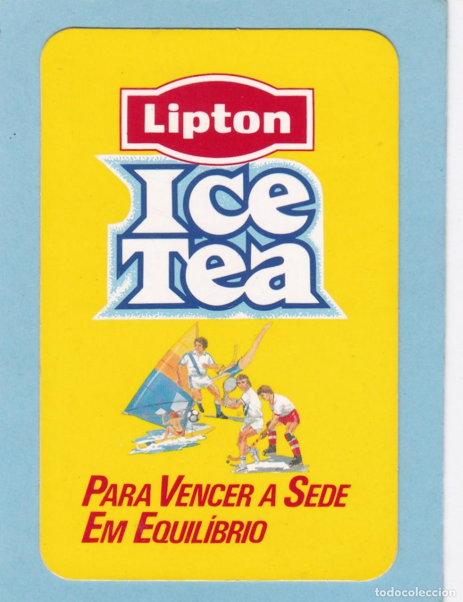 Coleccionismo calendarios: CALENDARIO PORTUGAL 1989 - TE LIPTON. ICE TEA