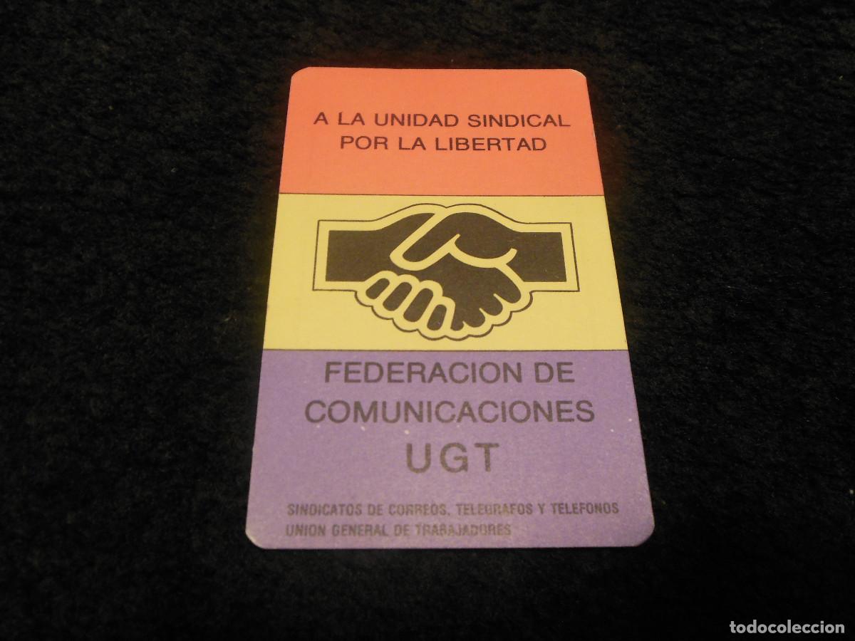 Coleccionismo calendarios: 1977 CALENDARIO FEDERACI&Oacute;N DE COMUNICACIONES UGT SINDICATOS DE CORREOS TELEGRAFOS Y TELEFONOS