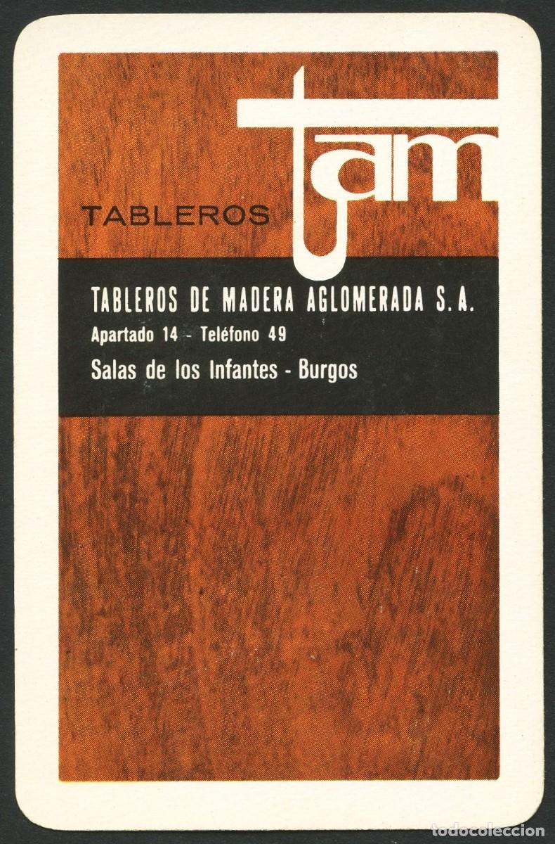 Coleccionismo calendarios: CALENDARIO DE BOLSILLO, TABLEROS TAM, 1962, H. FOURNIER