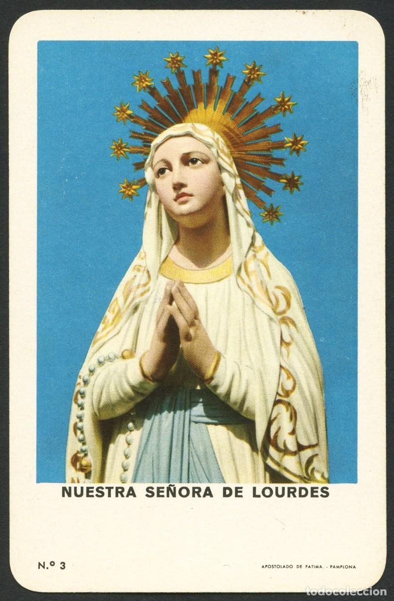 Sammeln von Kalendern: CALENDARIO DE BOLSILLO, NUESTRA SE&Ntilde;ORA DE LOURDES, 1962, H. FOURNIER