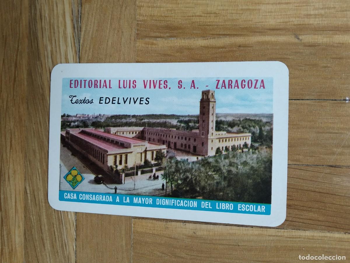 Colecionismo Calend&aacute;rios: CALENDARIO FOURNIER EDITORIAL LUIS VIVES ZARAGOZA A&Ntilde;O 1958 VER FOTOS