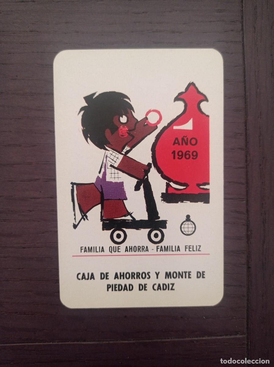 Sammeln von Kalendern: CALENDARIO FOURNIER. CAJA DE AHORROS Y MONTE DE PIEDAD DE CADIZ. A&Ntilde;O 1969