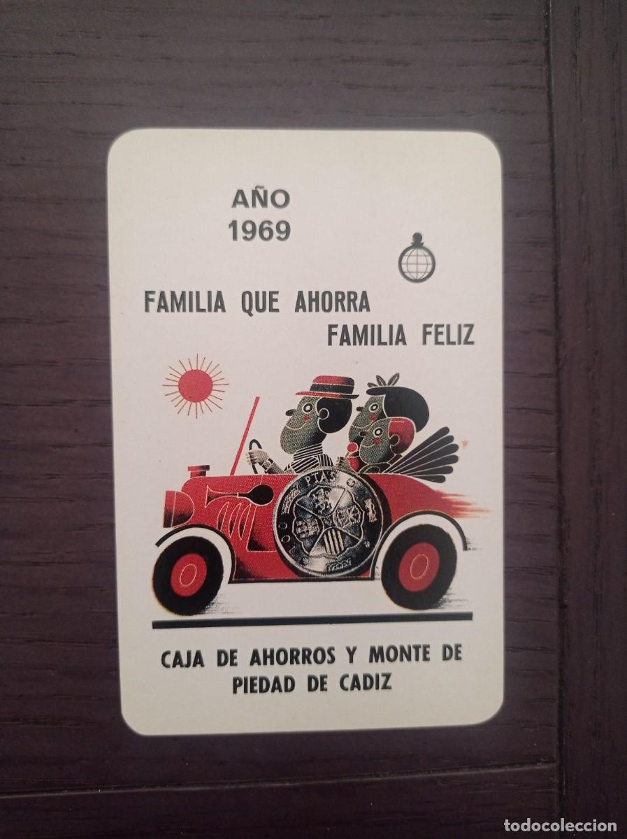 Sammeln von Kalendern: CALENDARIO FOURNIER. CAJA DE AHORROS Y MONTE DE PIEDAD DE CADIZ. A&Ntilde;O 1969