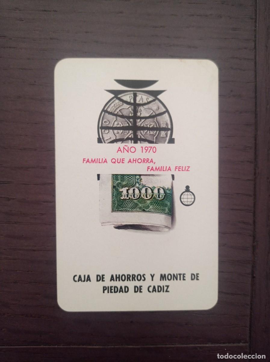 Collectables Calendars: CALENDARIO FOURNIER. CAJA DE AHORROS Y MONTE DE PIEDAD DE CADIZ. A&Ntilde;O 1970