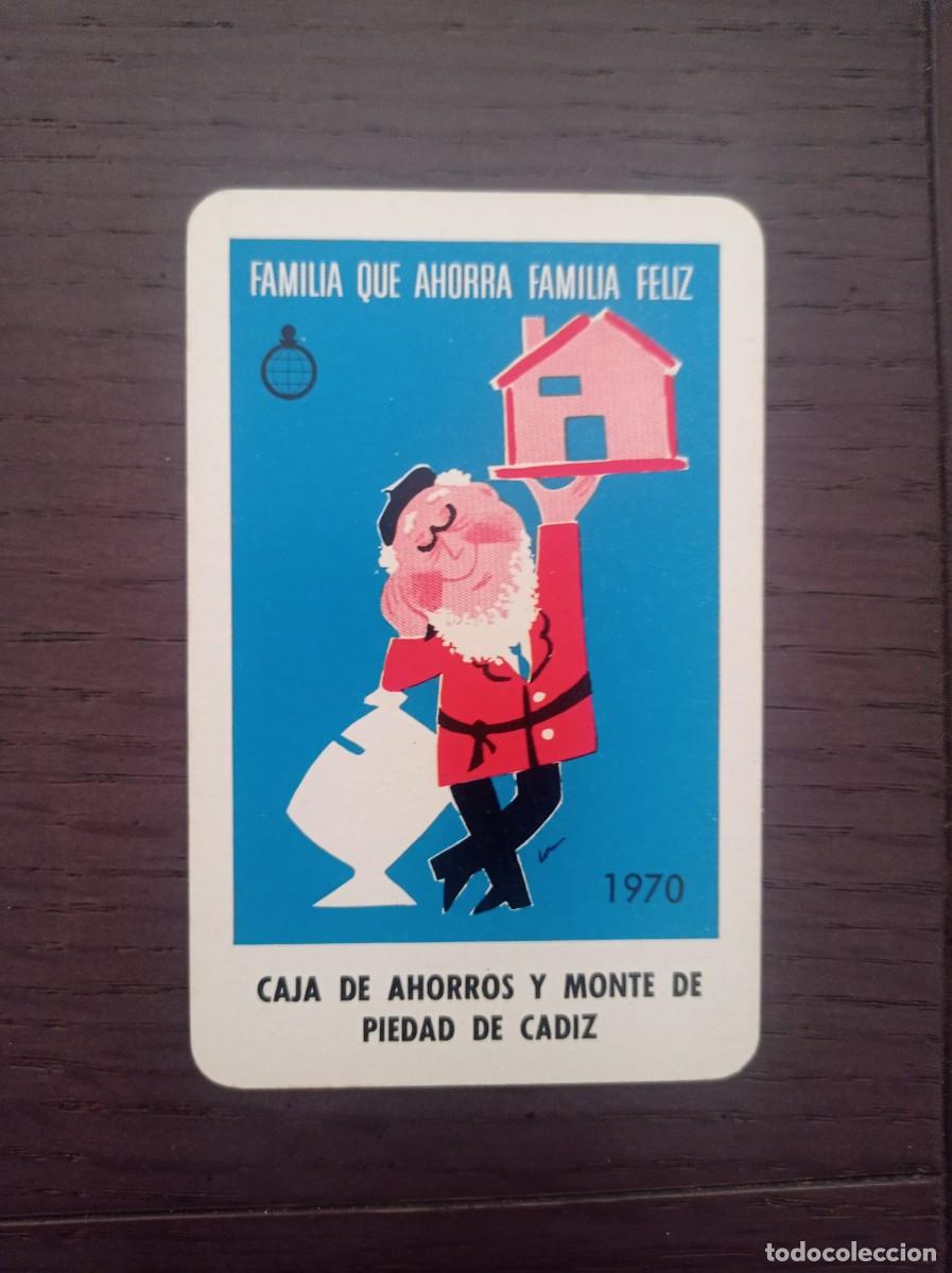 Collectables Calendars: CALENDARIO FOURNIER. CAJA DE AHORROS Y MONTE DE PIEDAD DE CADIZ. A&Ntilde;O 1970