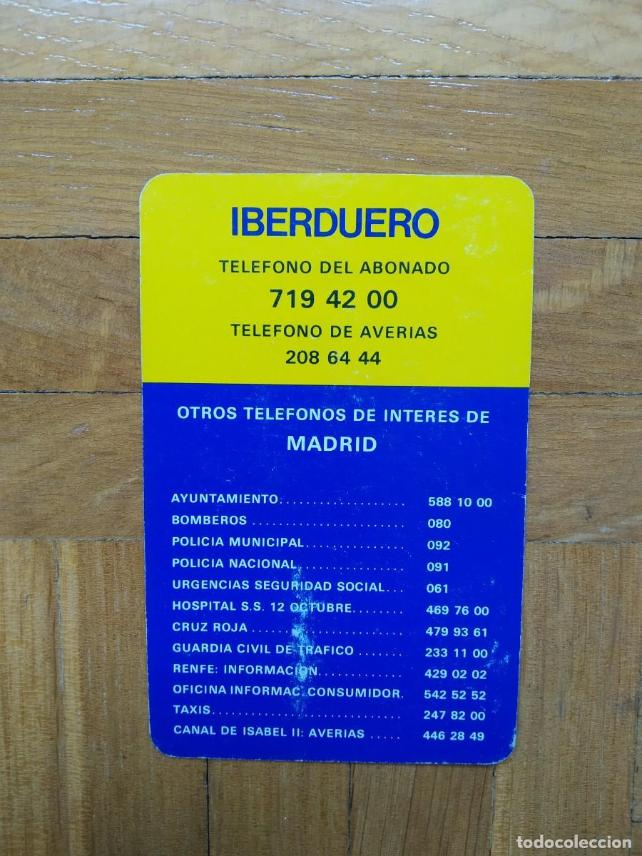 Collectables Calendars: CALENDARIO FOURNIER IBERDUERO SUCURSAL MADRID A&Ntilde;O 1991 VER FOTOS