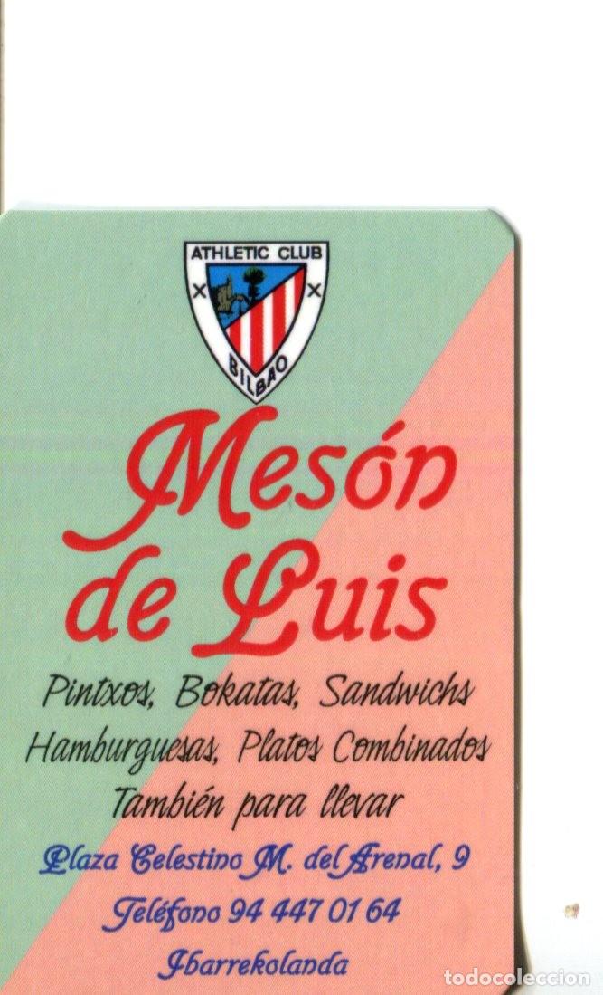 Coleccionismo calendarios: CALENDARIO FUTBOL ATHLETIC CLUB BILBAO 2014- Meson LUIS de Ibarrekolanda