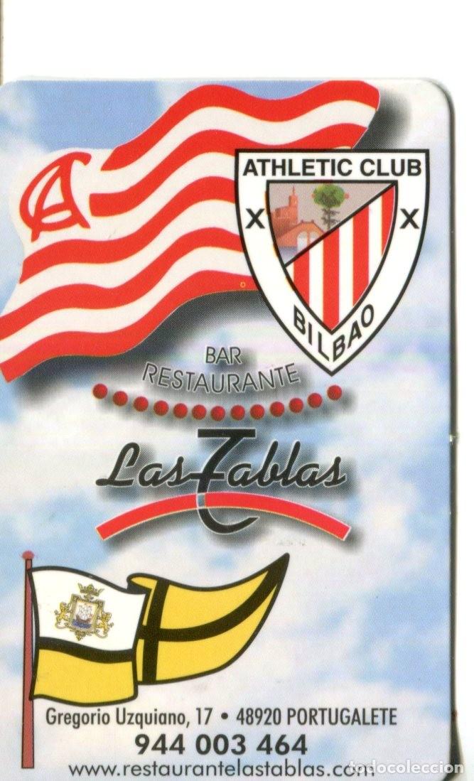 Coleccionismo calendarios: CALENDARIO FUTBOL ATHLETIC CLUB BILBAO 2018 - Bar Restaurante LAS TABLAS de Portugalete