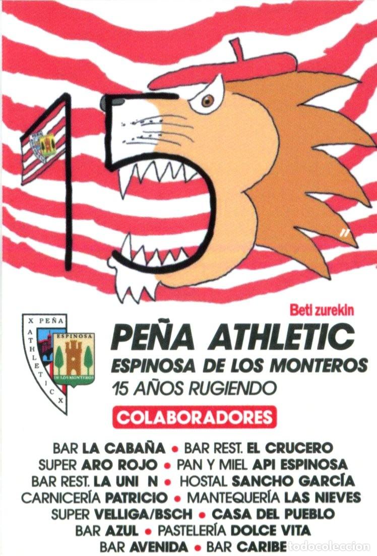 Coleccionismo calendarios: CALENDARIO FUTBOL ATHLETIC CLUB BILBAO 2016 - Pe&ntilde;a Espinosa de los Monteros