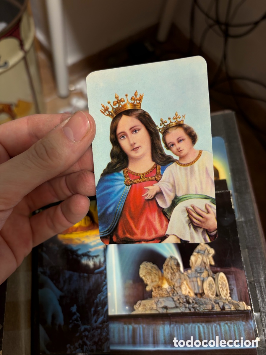 Coleccionismo calendarios: Calendario bolsillo 1984 virgen Mar&iacute;a con ni&ntilde;o Jes&uacute;s Mar&iacute;a auxiliadora
