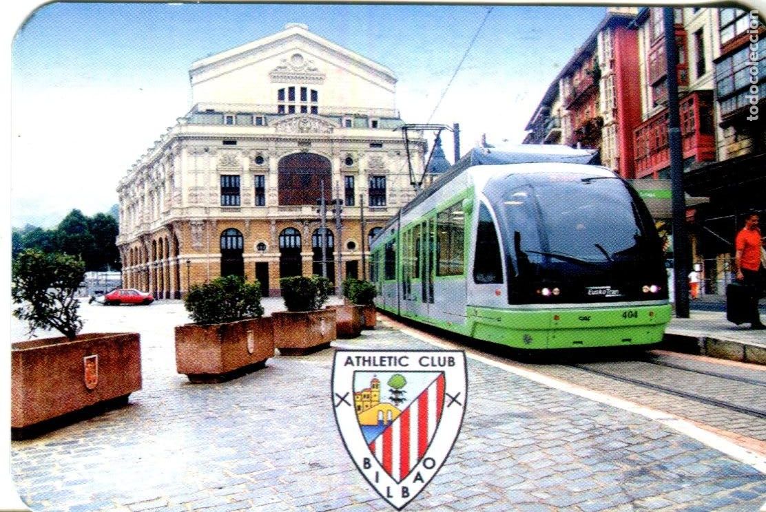 Coleccionismo calendarios: CALENDARIO DE FUTBOL ATHLETIC CLUB DE BILBAO A&Ntilde;O 2005 Tranvia de Bilbao