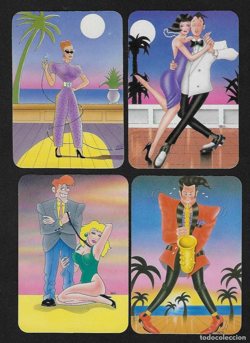 Collezionismo Calendari: 4 CALENDARIOS DE BOLSILLO A&Ntilde;OS 1990 - 1993 DIBUJOS - VER FOTO REVERSOS