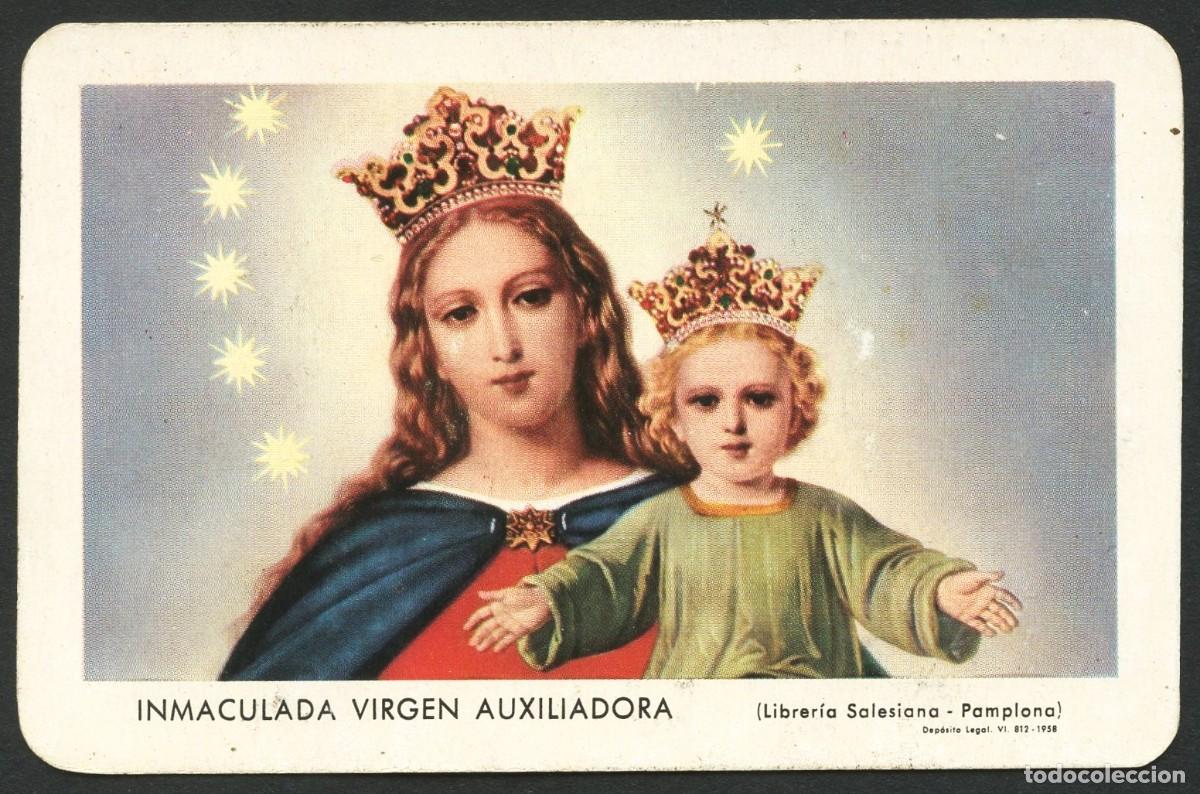 Collezionismo Calendari: CALENDARIO DE BOLSILLO, INMACULADA VIRGEN AUXILIADORA, H. FOURNIER, 1959
