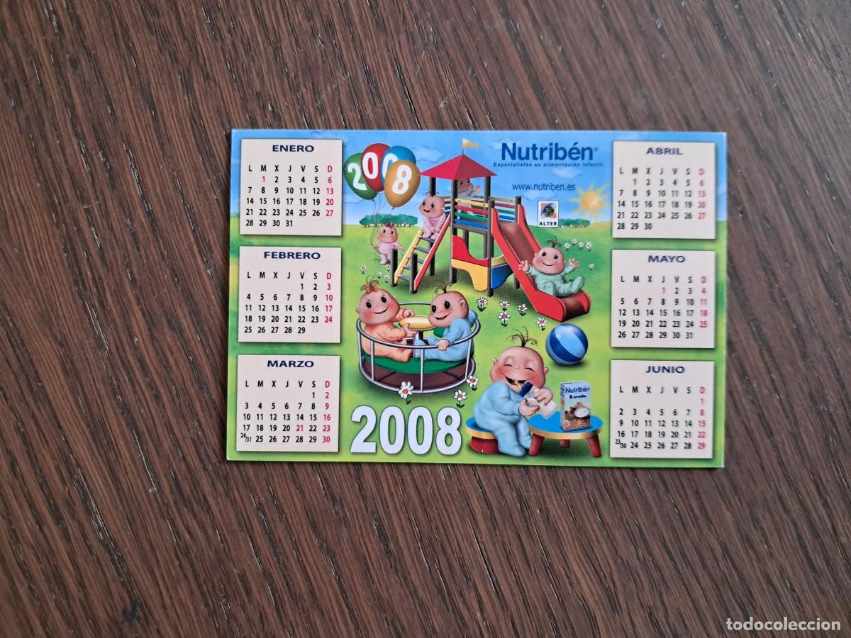 Coleccionismo calendarios: calendario de publicidad, nutrib&eacute;n, a&ntilde;o 2008.
