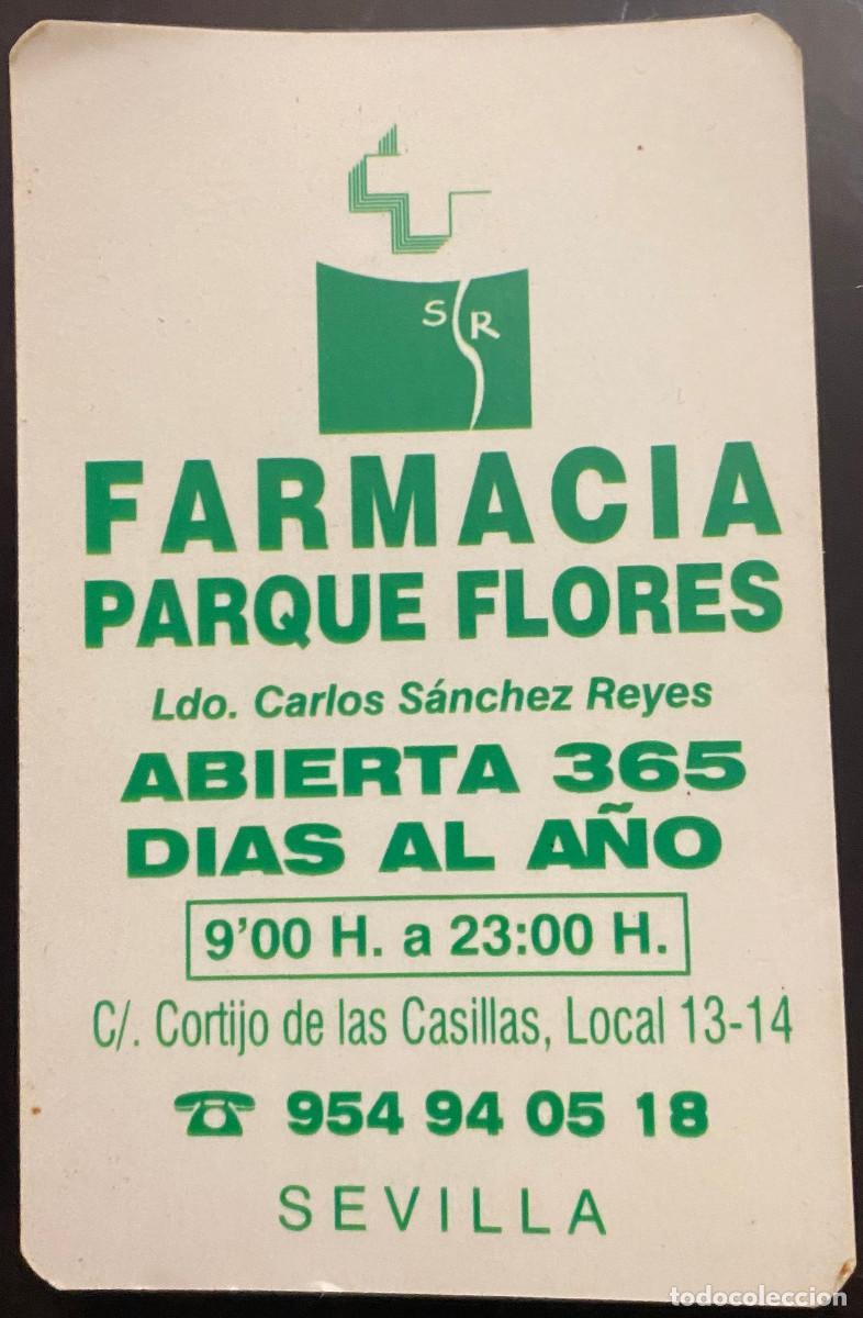 Sammeln von Kalendern: Calendario de bolsillo. A&ntilde;o 2018. Publicitario de Farmacia Parque Flores, Sevilla. Buen estado.