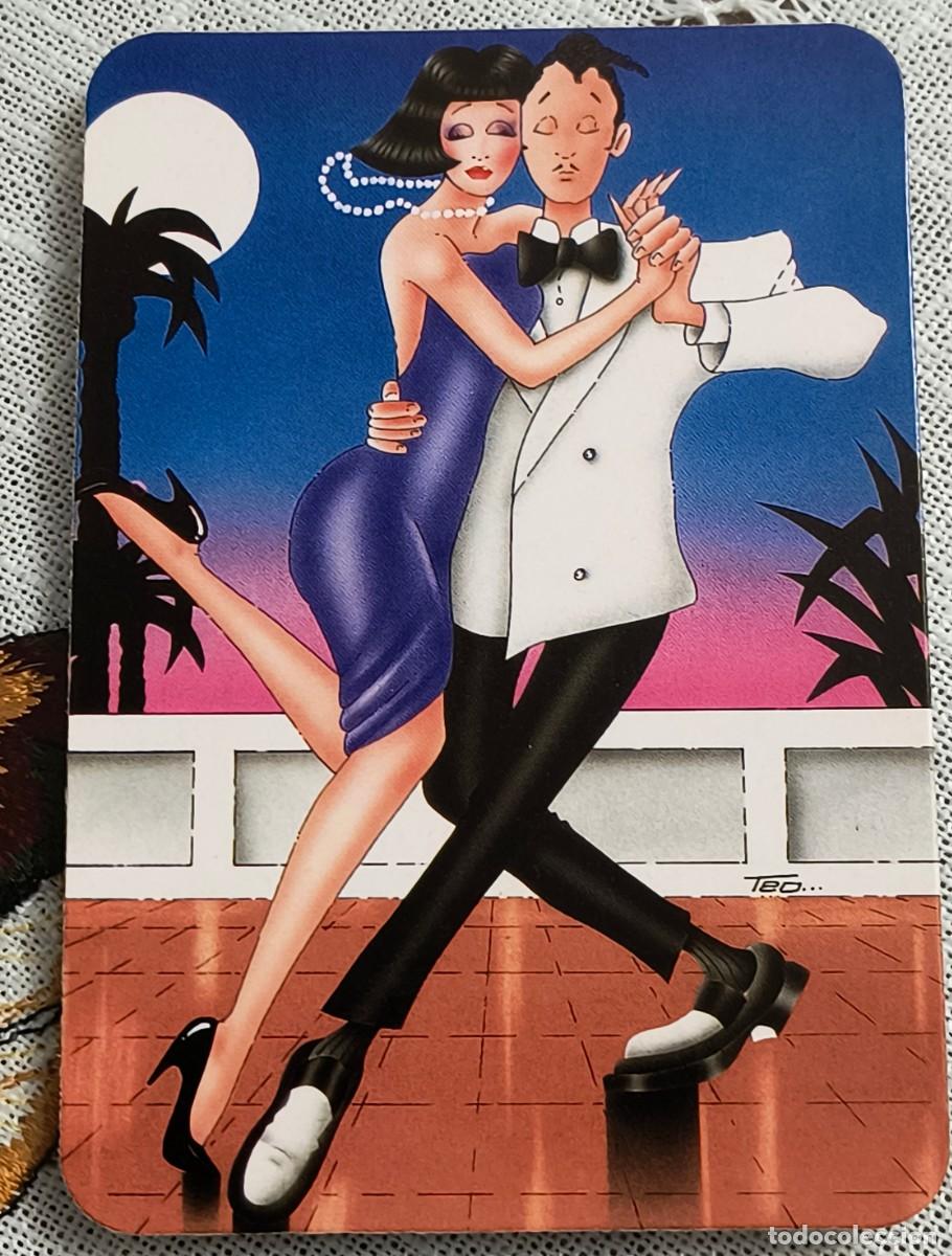 Coleccionismo calendarios: CALENDARIO DE BOLSILLO | PAREJA BAILANDO - A&Ntilde;O 1991