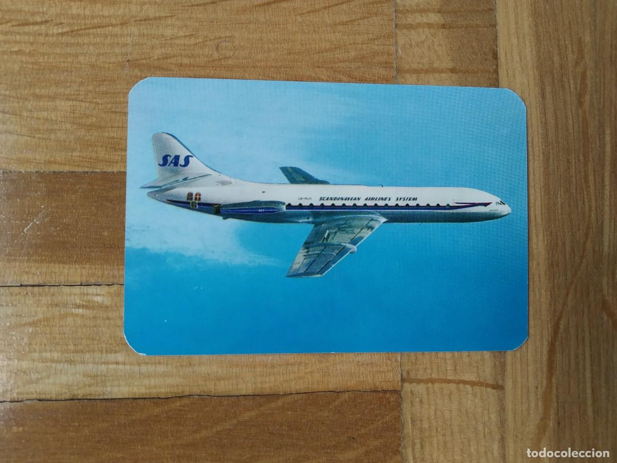 Collezionismo Calendari: CALENDARIO PUBLICITARIO SAS COMPA&Ntilde;IA AEREA AVION SCANDINAVIAN AIRLINES A&Ntilde;O 1970 VER FOTOS NUEVO